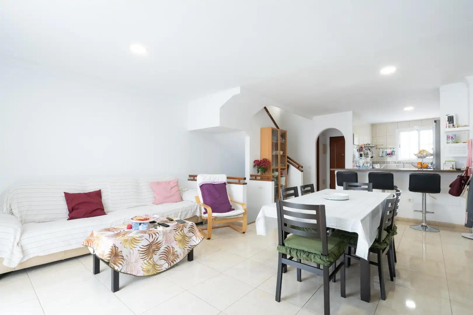 Comedor de Casa adosada en venta en Granadilla de Abona con Terraza y Balcón