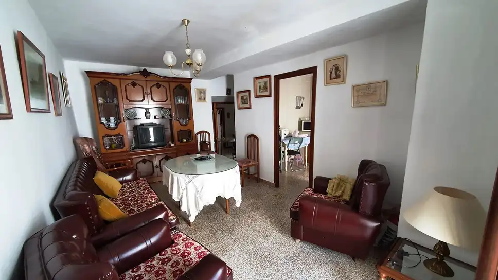 Living room of Houses for sale in Aroche  with Terrace, Storage room and Balcony