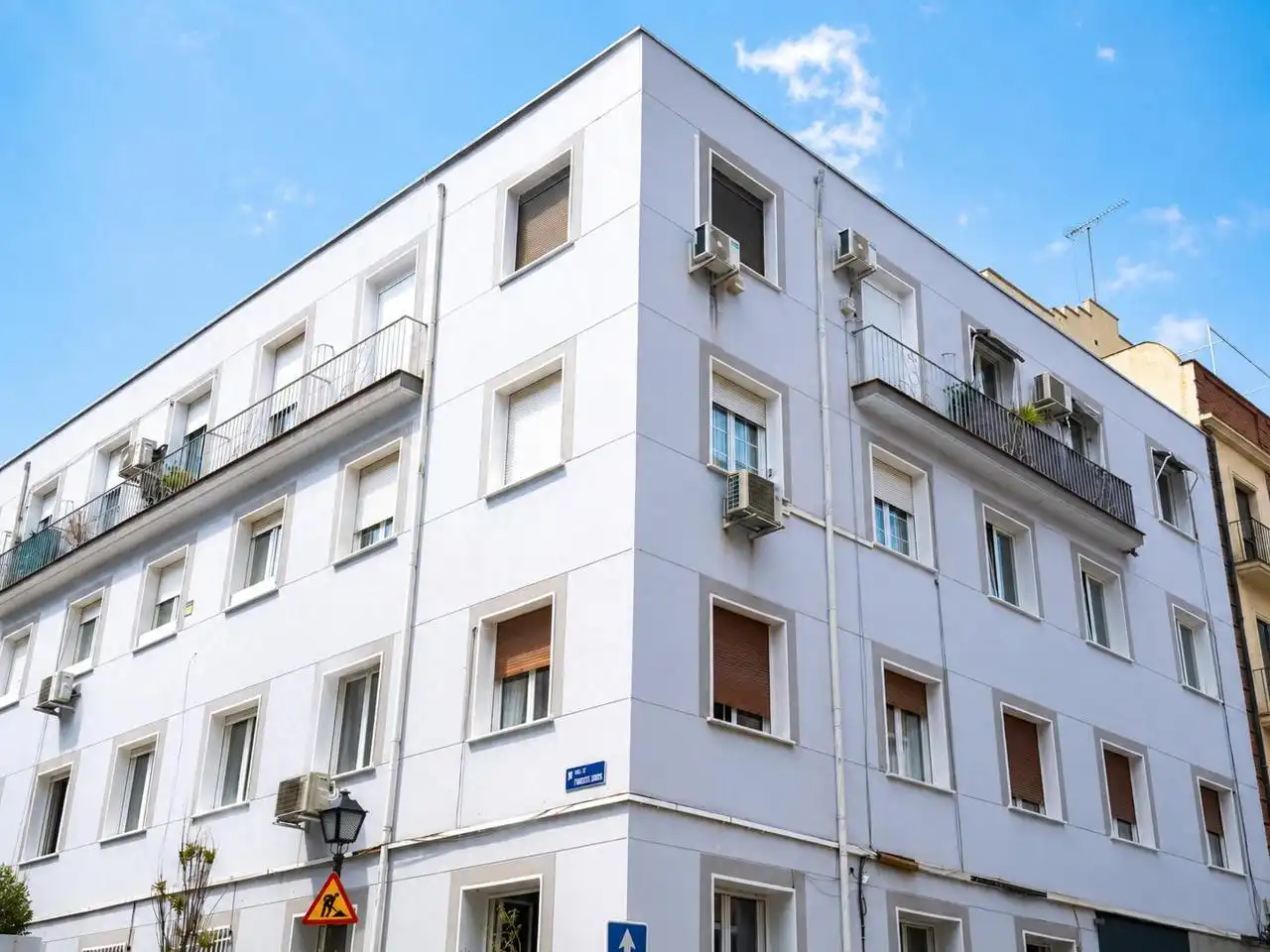 Vista exterior de Piso en venta en Madrid