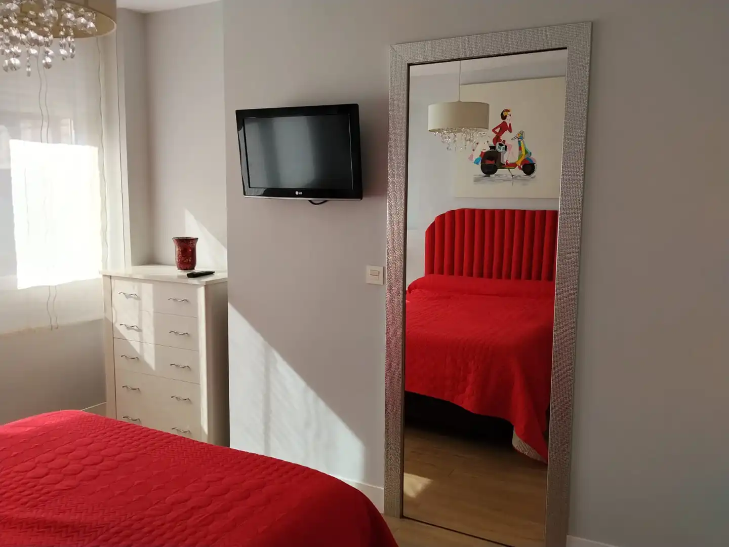 Bedroom of Flat for rent in Almuñécar  with Air Conditioner, Parquet flooring and Furnished