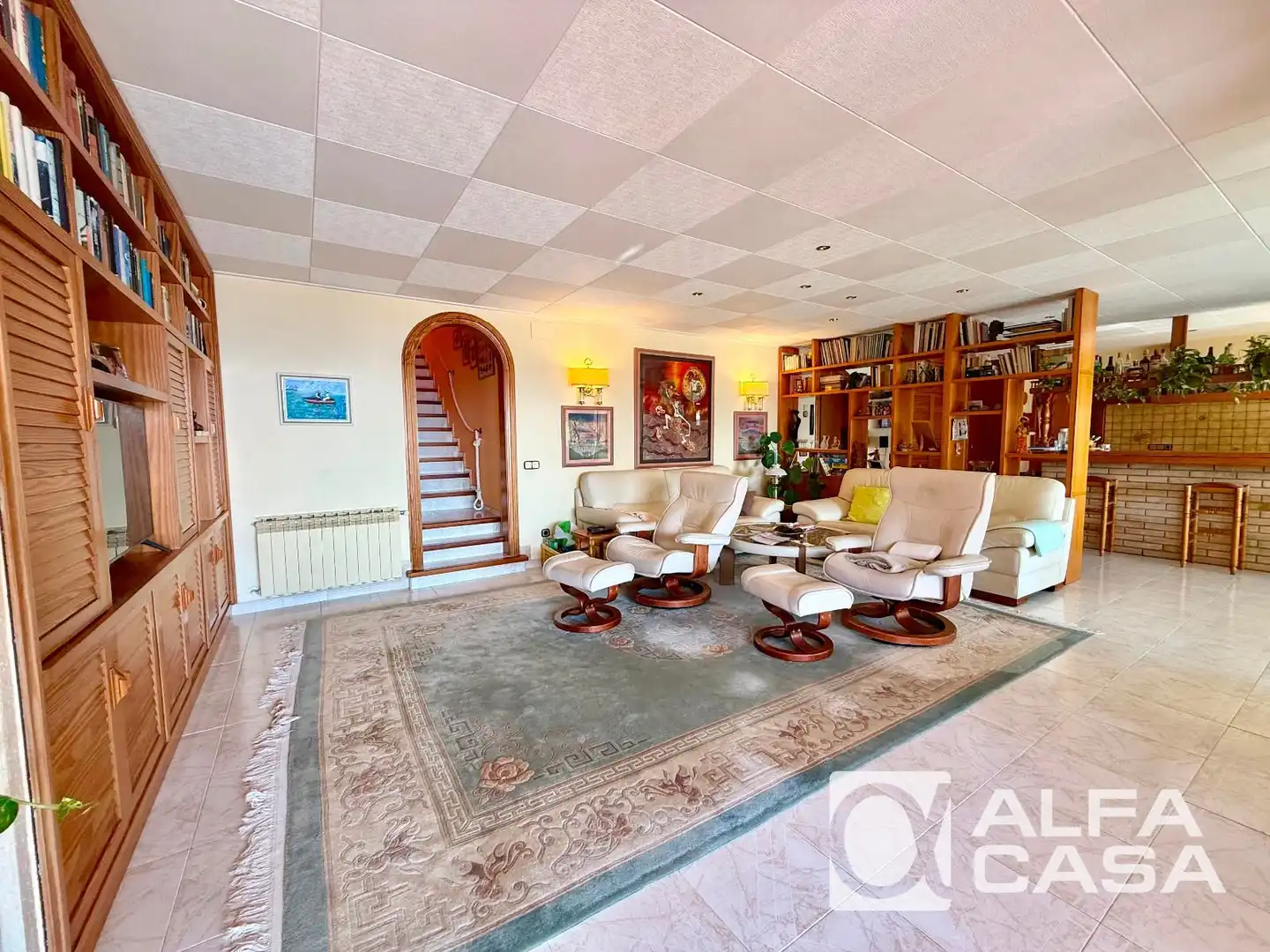 Sala d'estar de Casa o xalet en venda en Lloret de Mar amb Aire condicionat, Calefacció i Terrassa