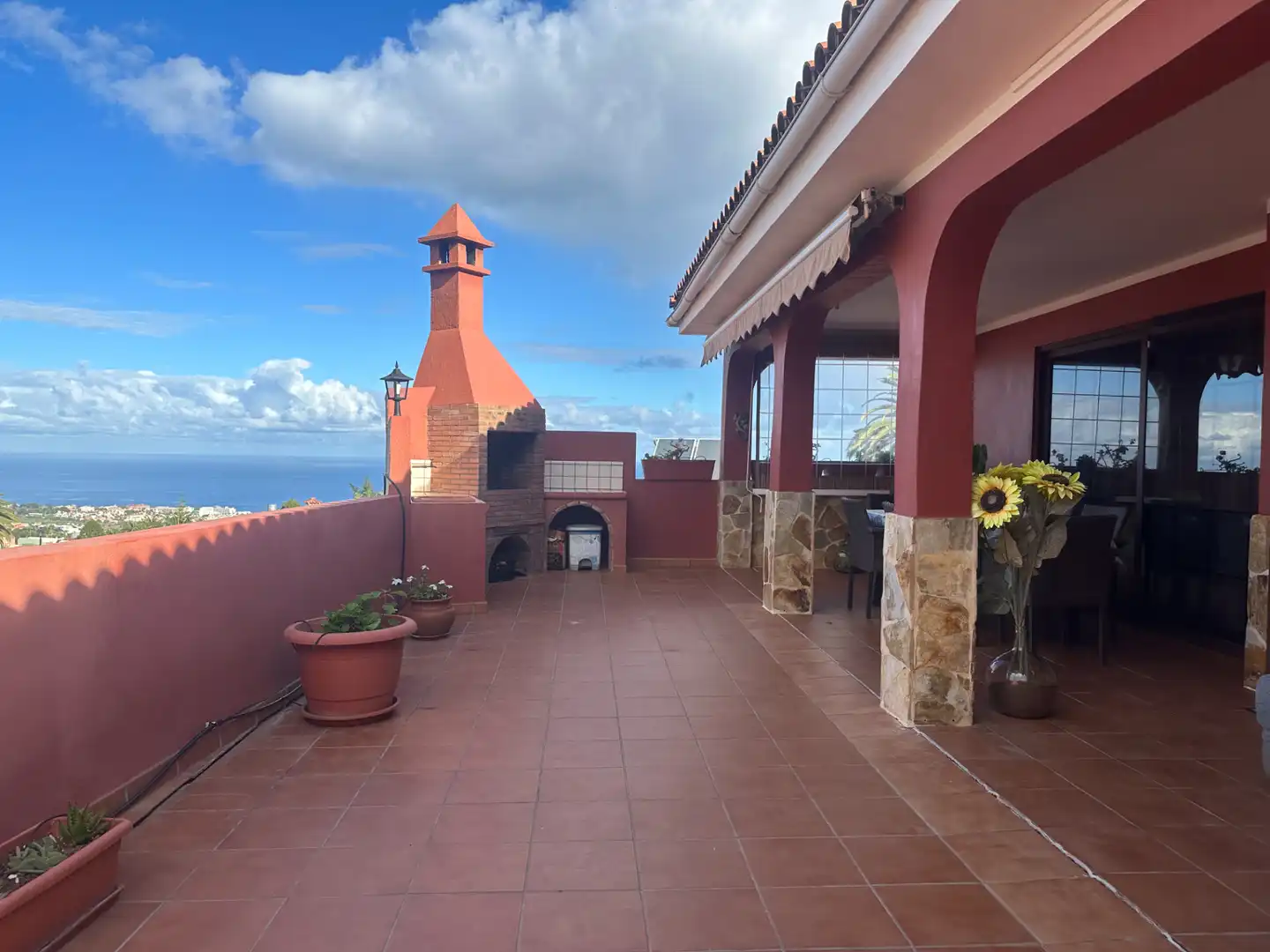 Terraza de Casa o chalet de alquiler en La Orotava con Jardín privado, Terraza y Trastero