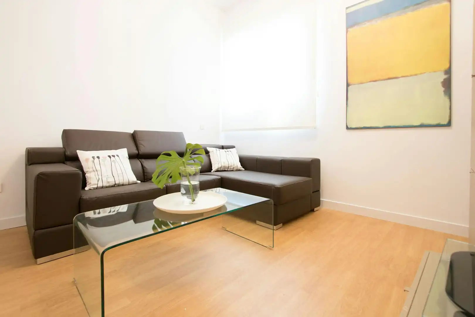 Sala de estar de Piso de alquiler en Sevilla con Aire acondicionado, Calefacción y Jardín privado