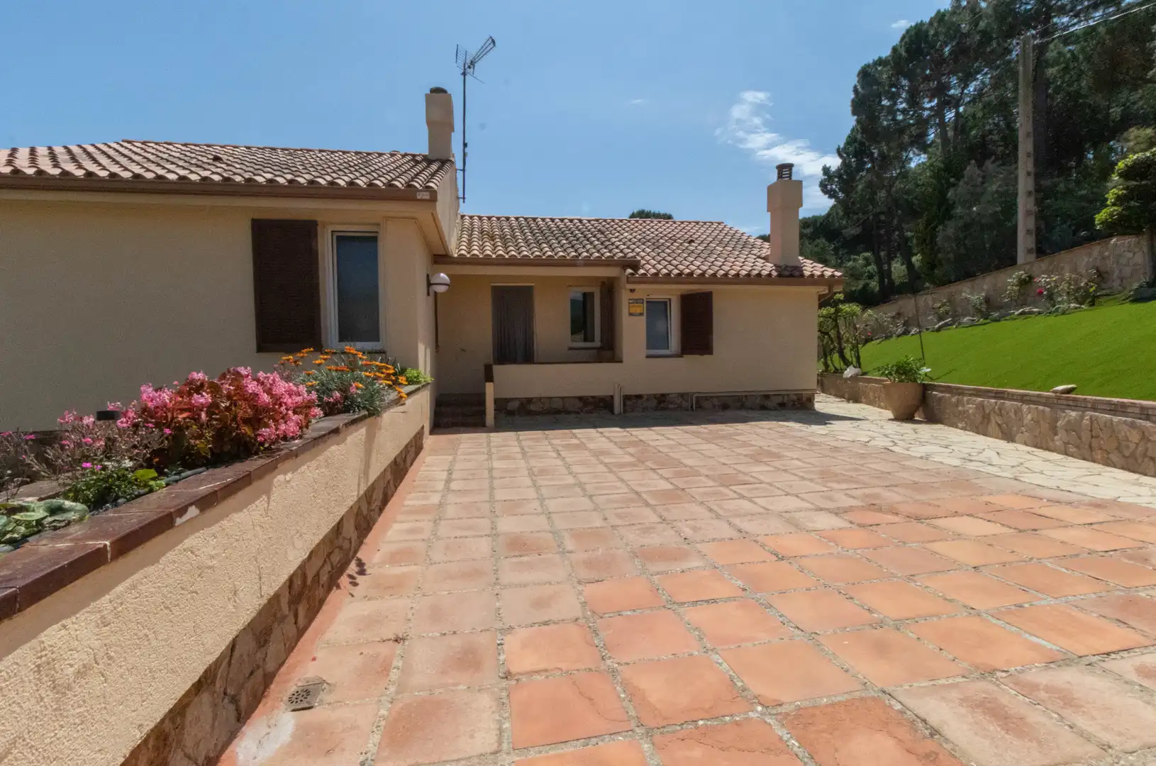 Jardí de Casa o xalet en venda en Sant Cebrià de Vallalta amb Calefacció, Jardí privat i Terrassa