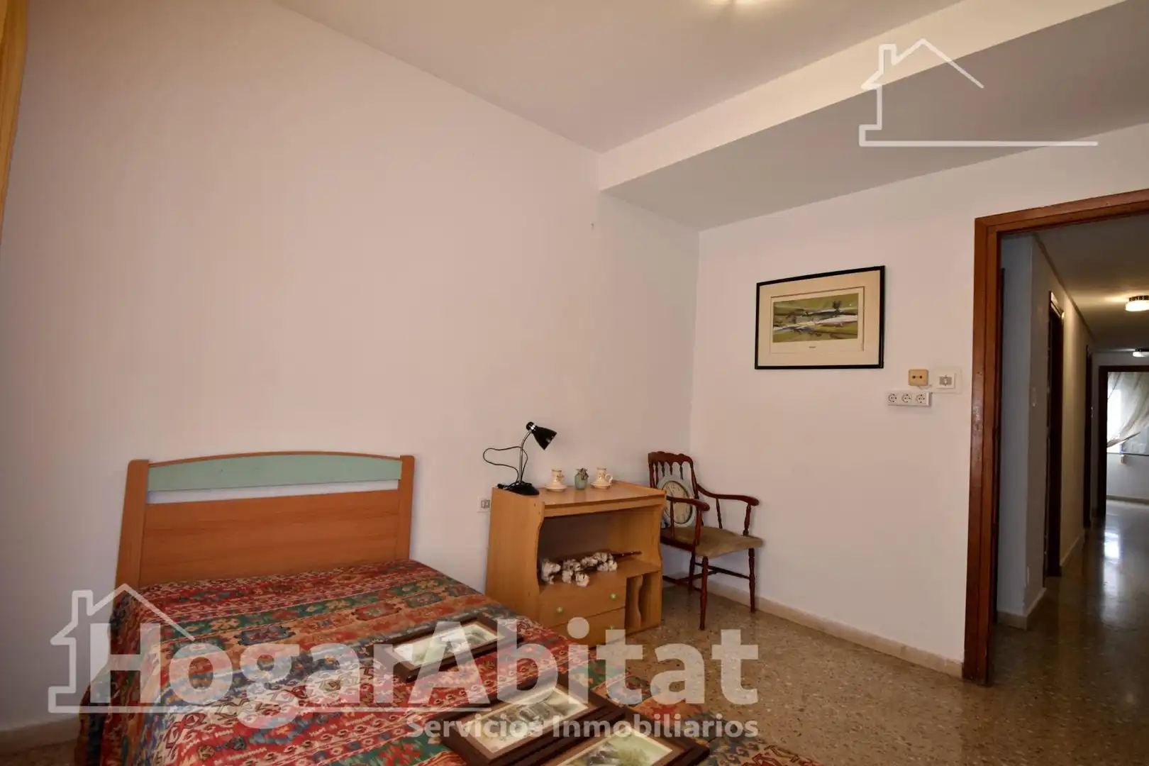 Bedroom of Flat for sale in Oliva  with Balcony