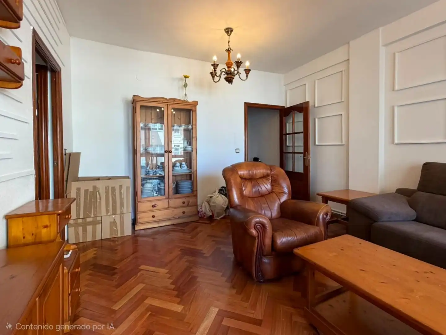 Living room of Flat for sale in A Coruña Capital   with Heating