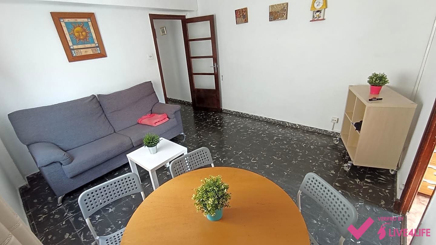 Sala d'estar de Pis de lloguer en  Valencia Capital amb Moblat