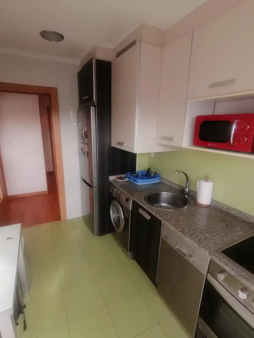 Cocina de Apartamento en venta en Gijón  con Calefacción, Parquet y Trastero