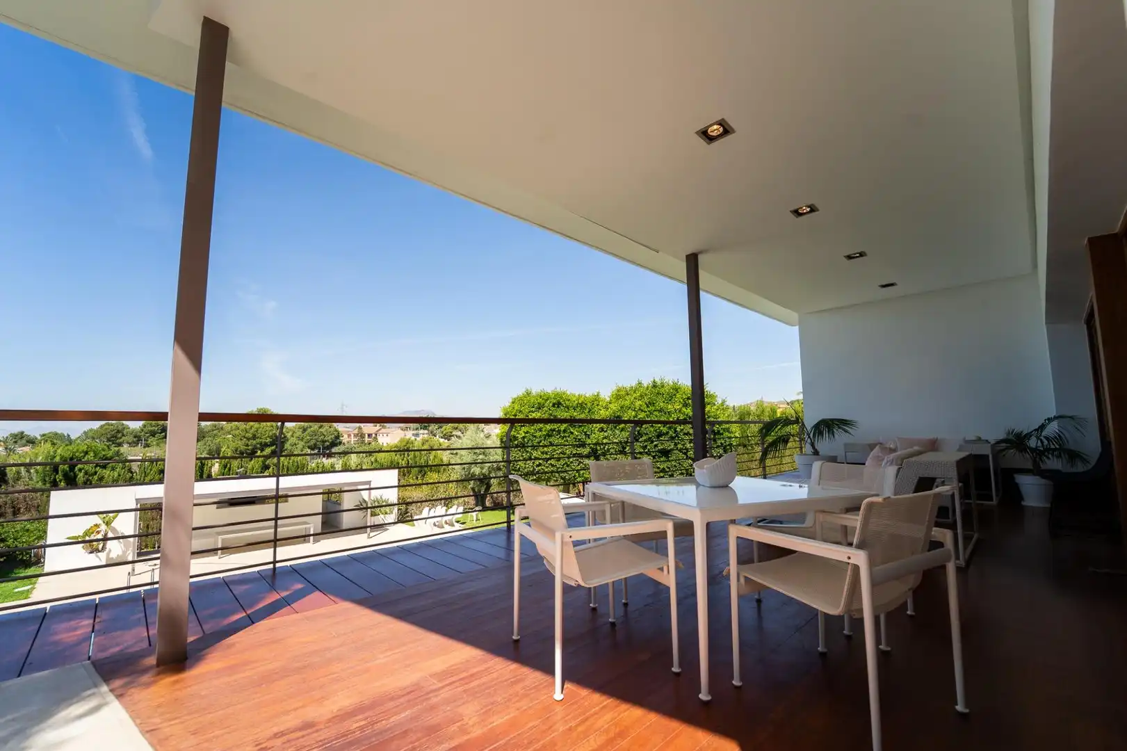 Terrassa de Casa o xalet en venda en Elche / Elx amb Aire condicionat, Jardí privat i Parquet