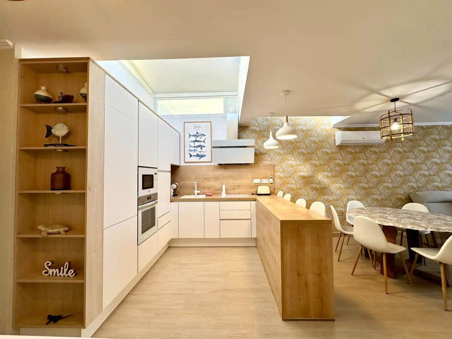 Kitchen of Detached homes for sale in Roquetas de Mar  with Air Conditioner, Heating and Furnished