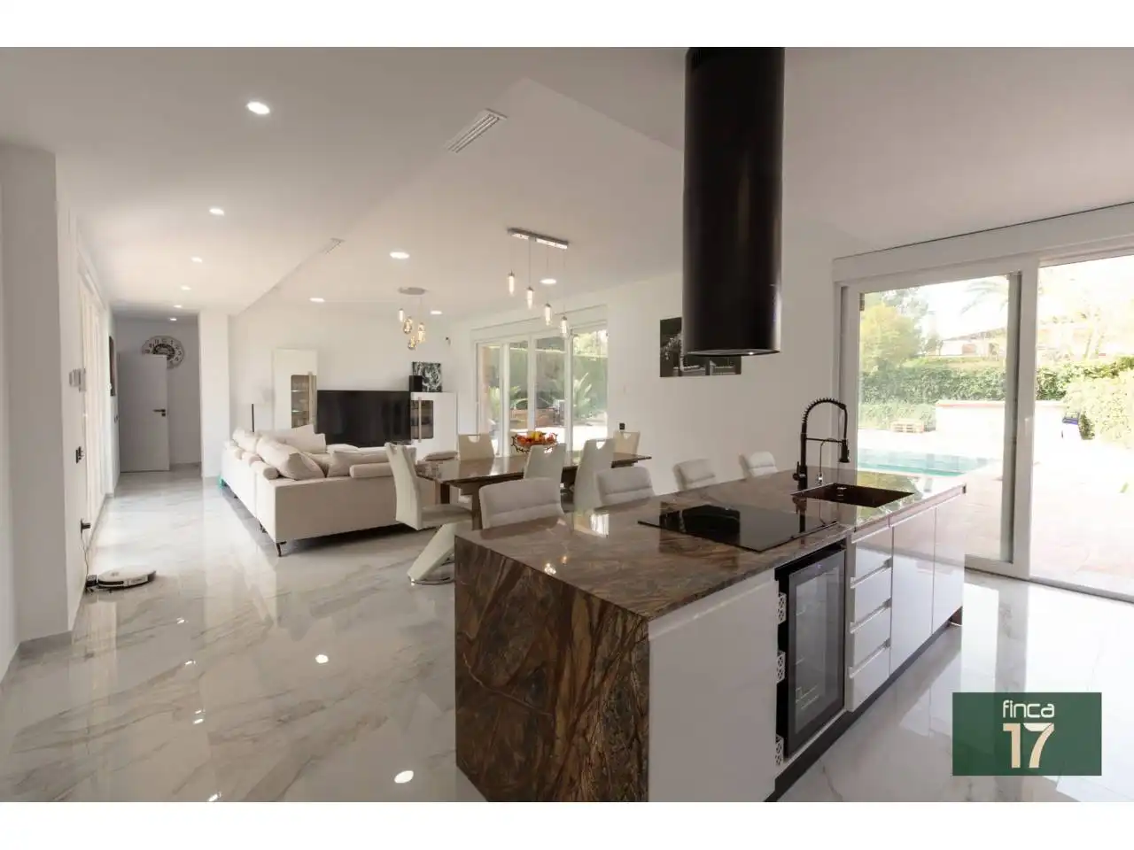 Cocina de Casa o chalet en venta en Petrer con Aire acondicionado, Jardín privado y Terraza