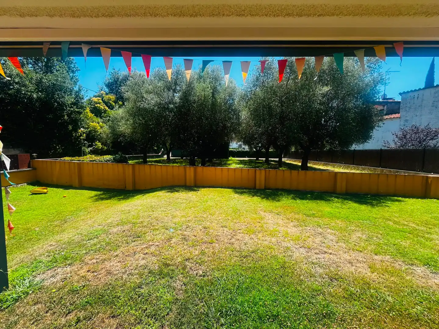 Garden of Houses for rent in Sant Martí de Llémena  with Air Conditioner, Heating and Private garden