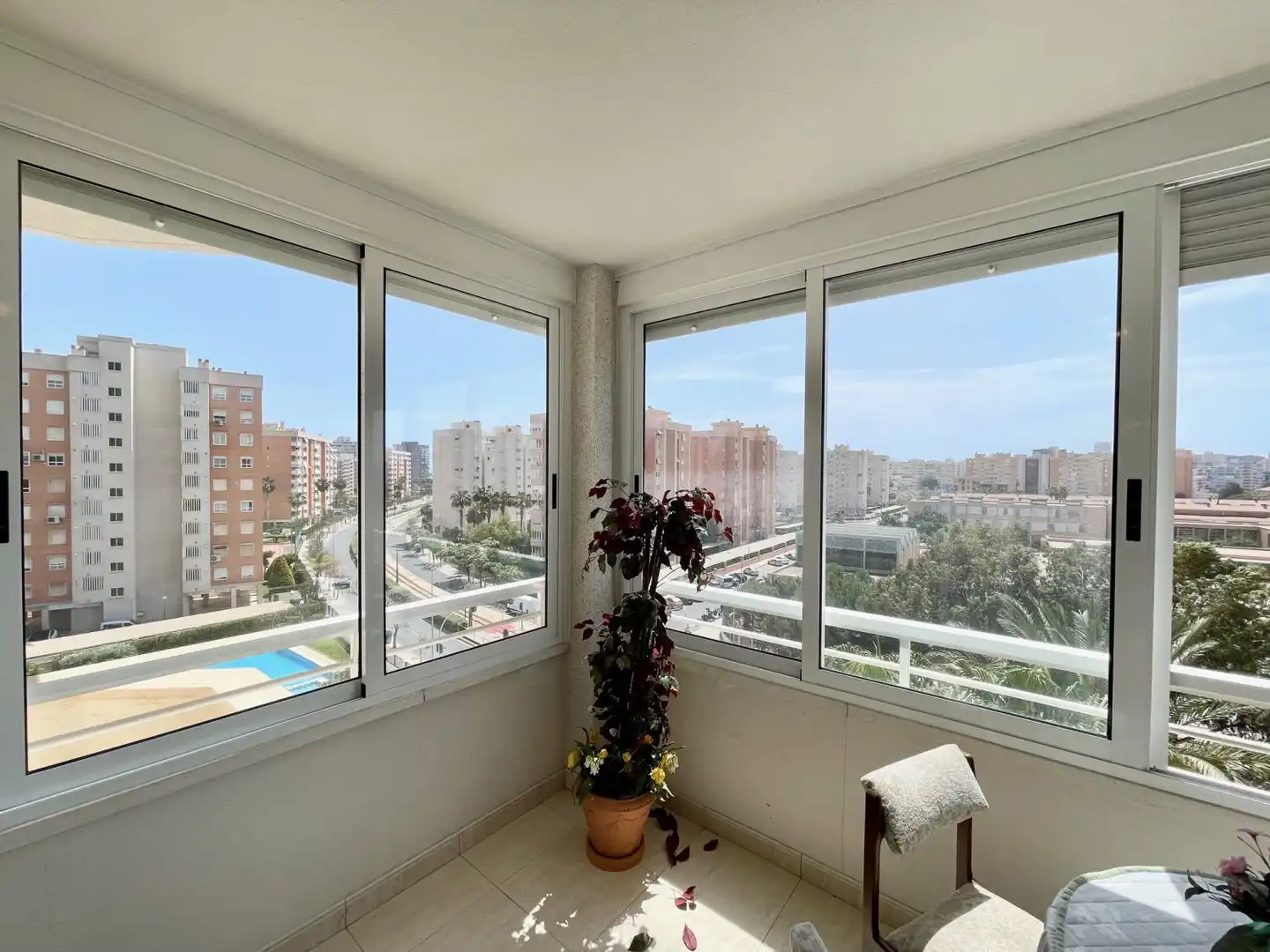 Schlafzimmer von Wohnung zum Verkauf in Alicante / Alacant mit Klimaanlage, Heizung und Terrasse