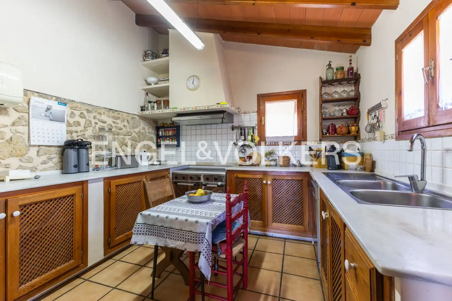 Cocina de Casa o chalet en venta en La Vall de Laguar con Calefacción, Jardín privado y Terraza