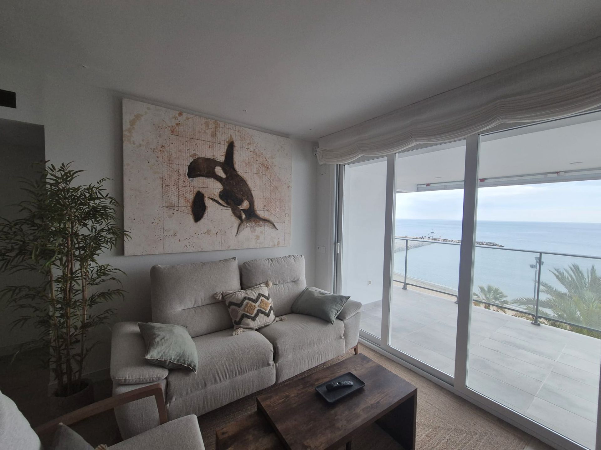 Living room of Apartment to rent in Fuengirola  with Air Conditioner, Heating and Terrace