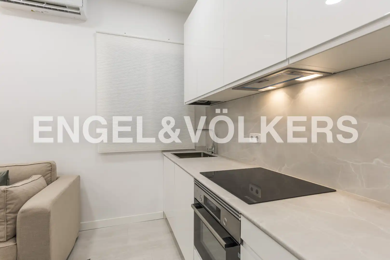 Cocina de Apartamento de alquiler en Madrid con Aire acondicionado y Calefacción