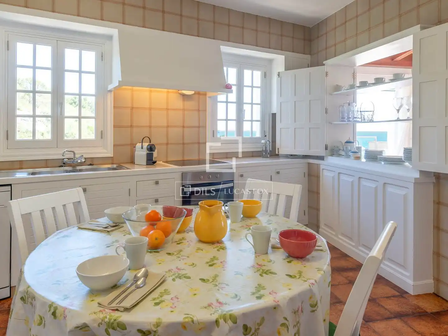 Cuina de Casa o xalet en venda en Es Migjorn Gran amb Aire condicionat, Jardí privat i Terrassa
