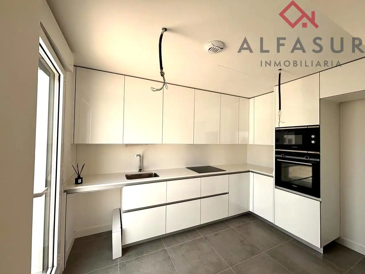 Cocina de Ático de alquiler en Málaga con Aire acondicionado, Calefacción y Terraza