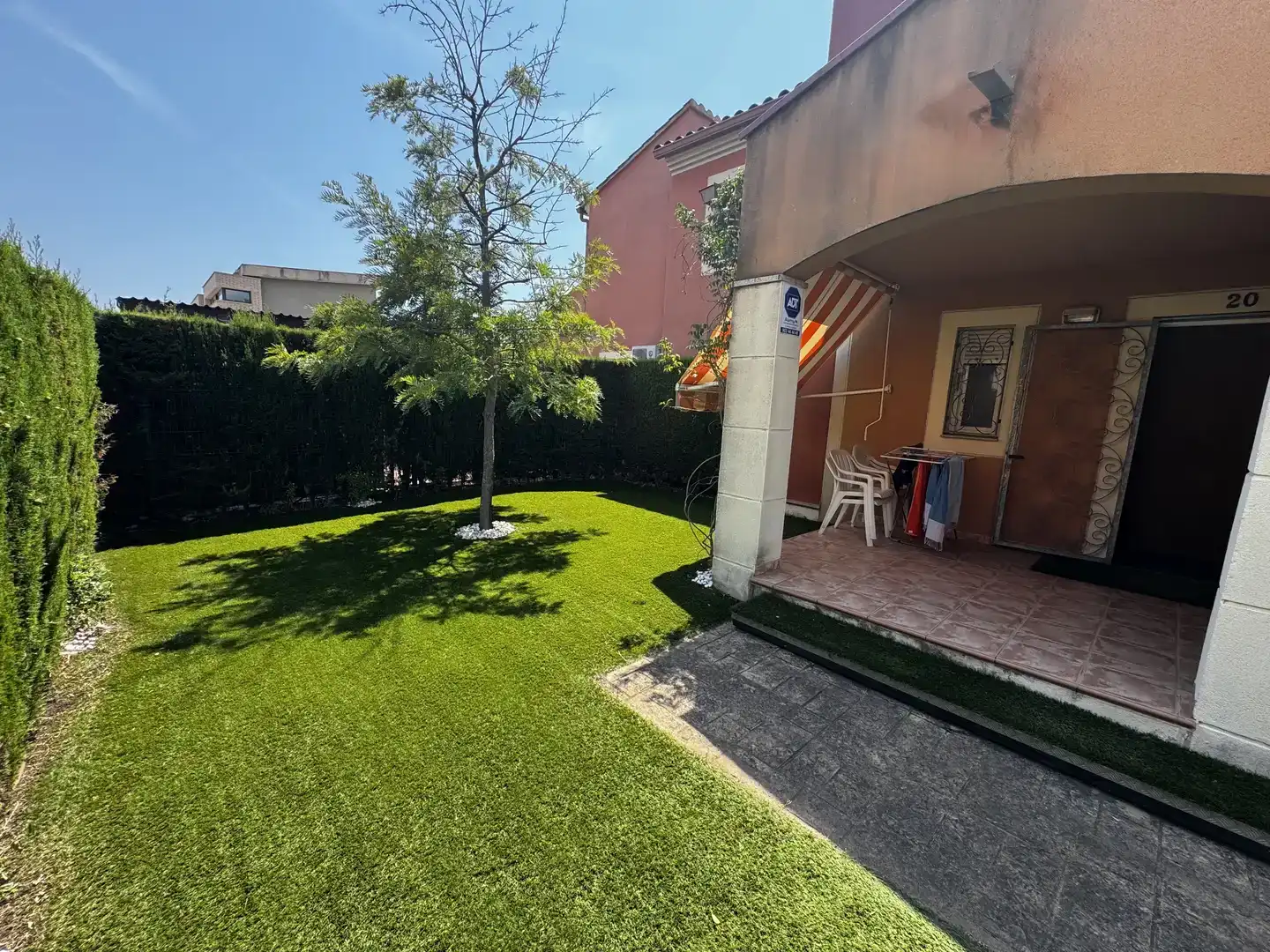 Jardí de Casa adosada en venda en Mont-roig del Camp amb Aire condicionat, Piscina i Balcó