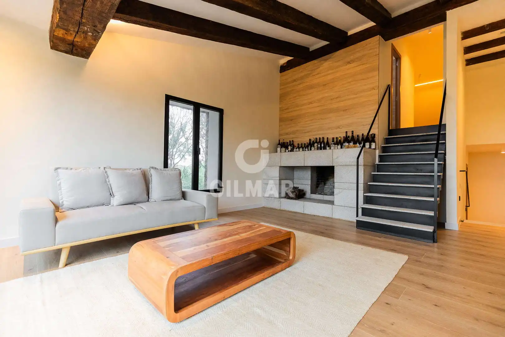 Sala d'estar de Casa o xalet en venda en Collado Villalba amb Calefacció i Jardí privat