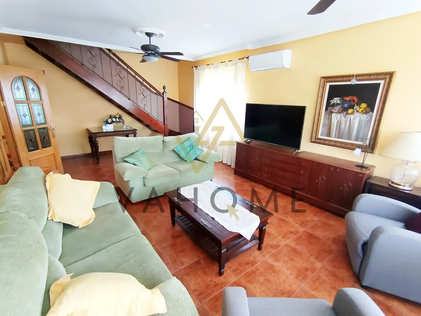 Sala de estar de Casa o chalet en venta en Pepino con Aire acondicionado, Calefacción y Jardín privado