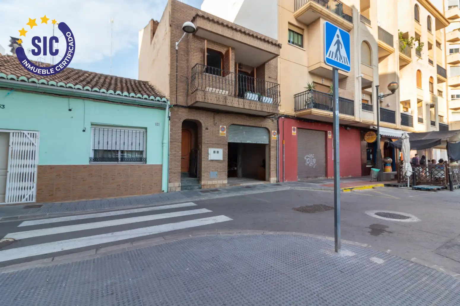 Casa con terraza en venta en Puerto de Sagunto - CL COLON 55