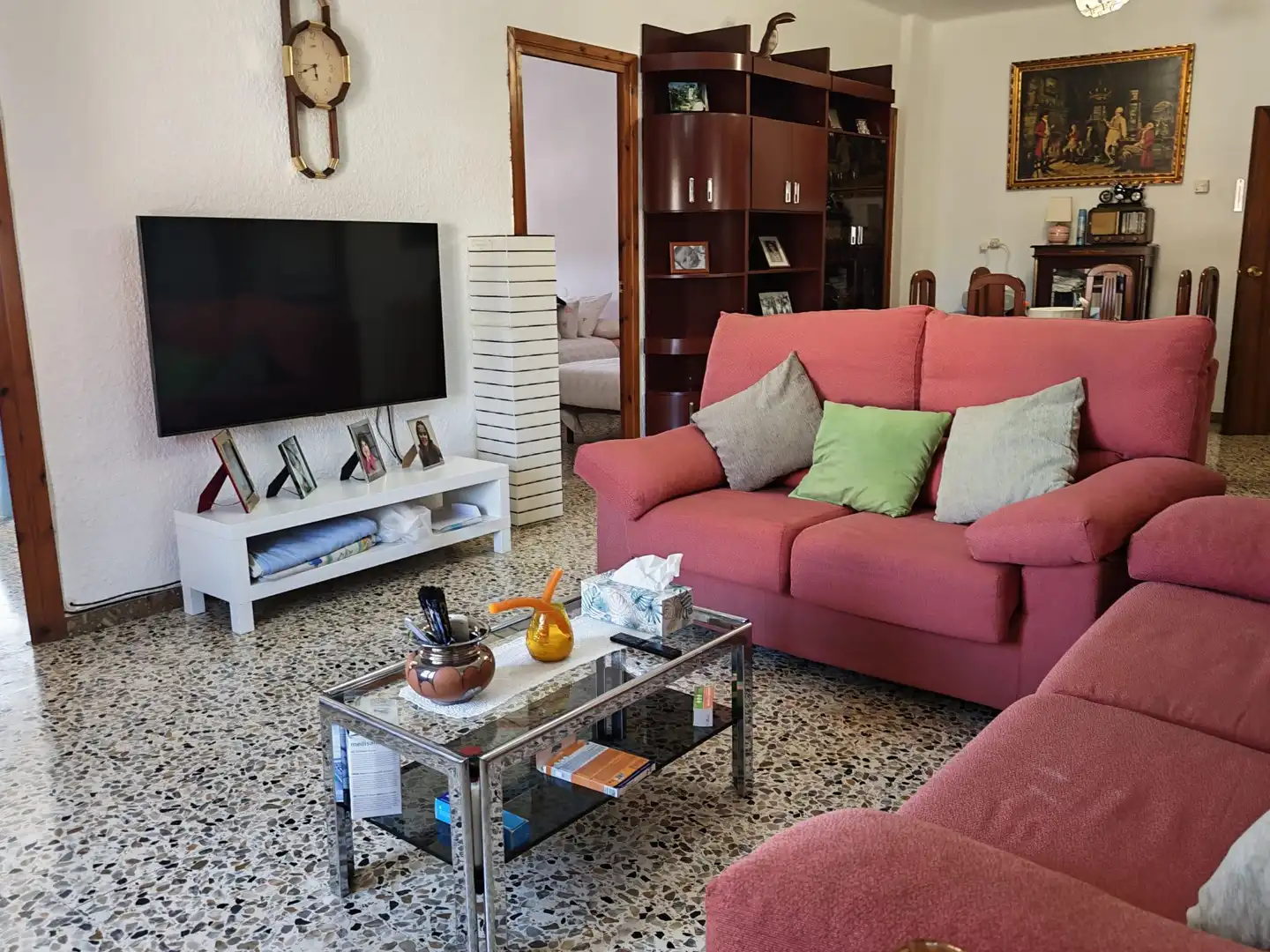 Sala d'estar de Casa o xalet en venda en Almunia de San Juan amb Calefacció i Balcó