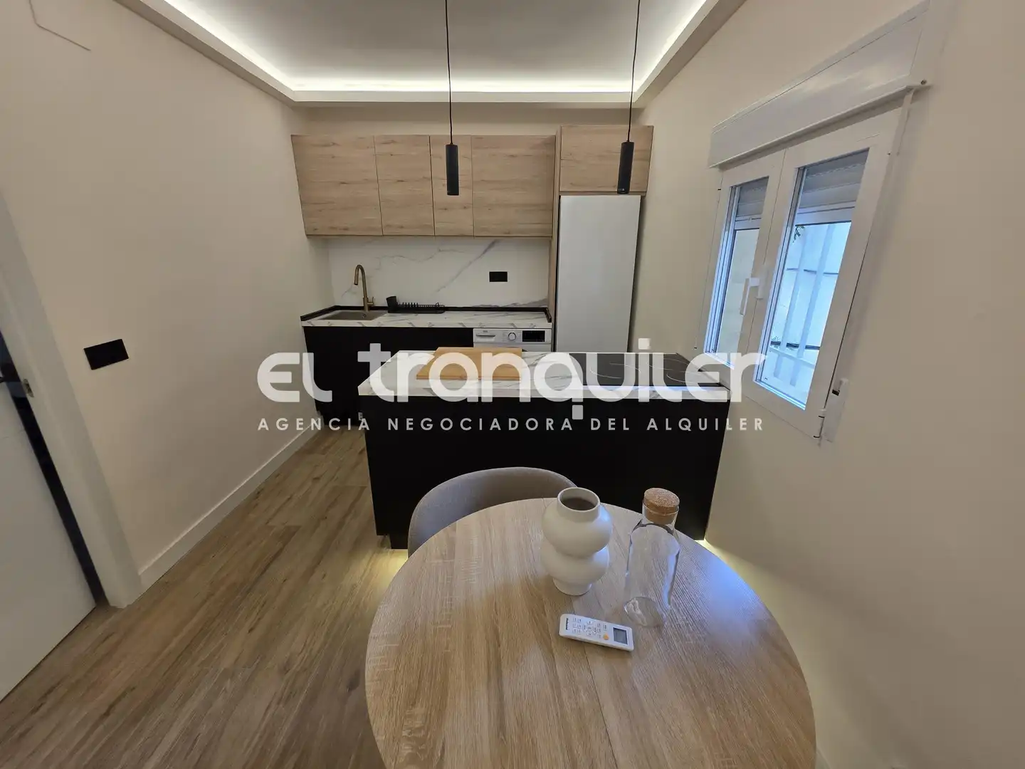 Küche von Wohnung zur Miete in Madrid mit Klimaanlage, Möbliert und Waschmaschine