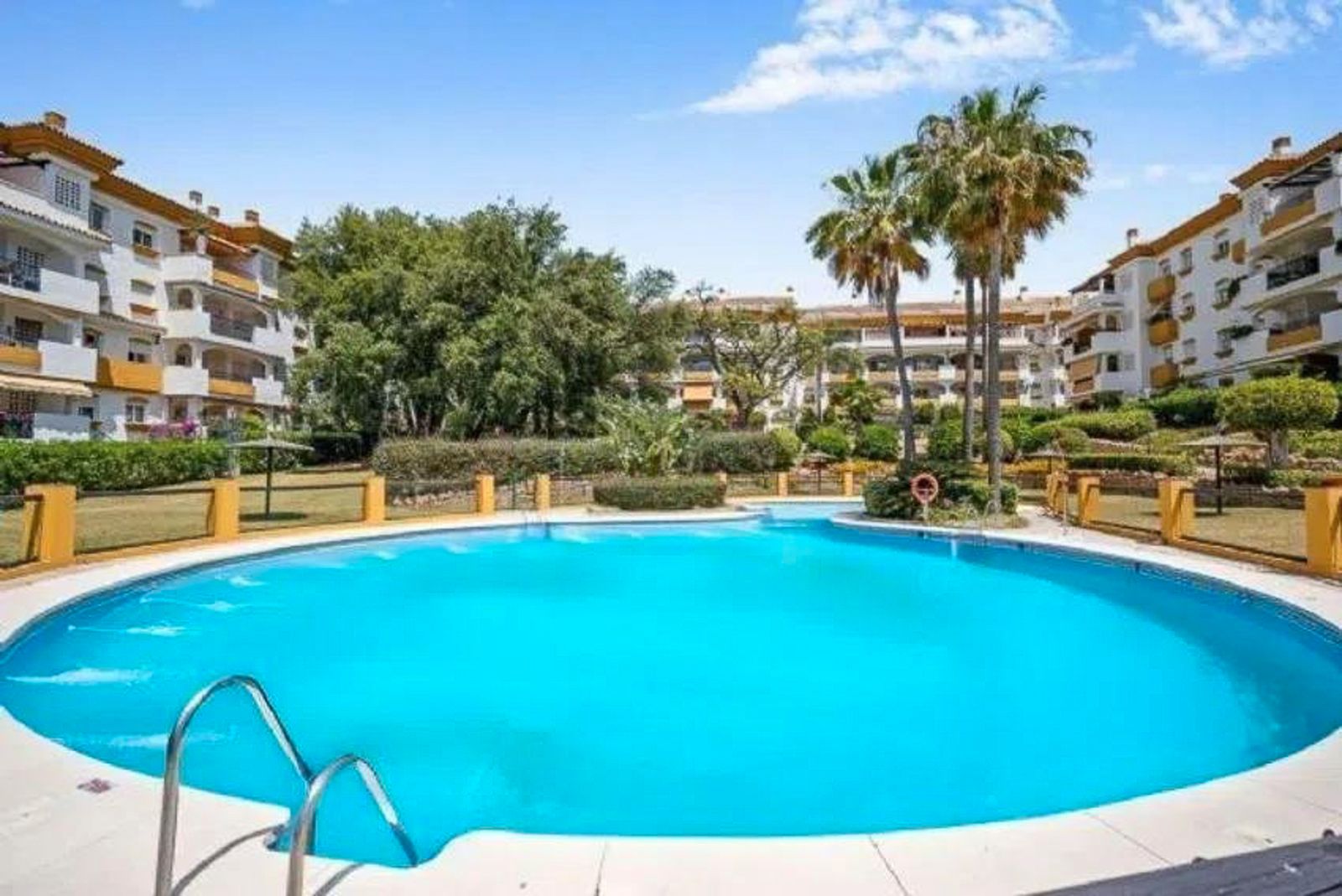 Swimming pool of Apartment for sale in Marbella  with Private garden, Terrace and Storage room