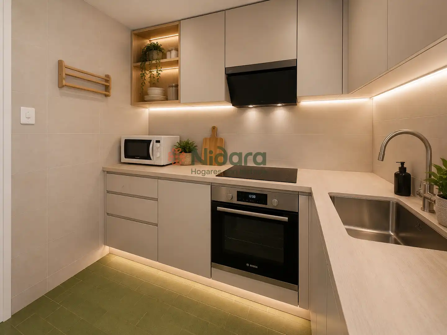 Kitchen of Attic for sale in Barcelona  with Air Conditioner, Heating and Furnished