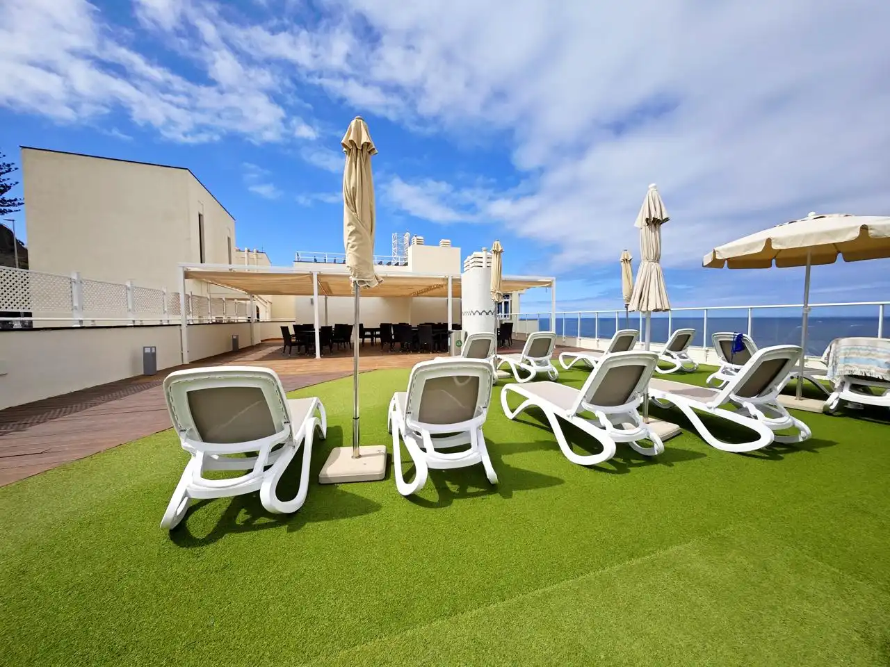 Terrasse von Wohnung zum Verkauf in Mogán mit Terrasse, Möbliert und Balkon