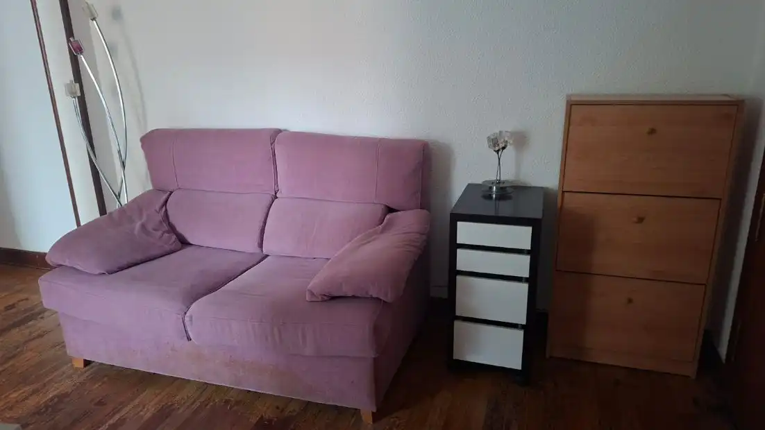 Living room of Flat for sale in Bilbao   with Furnished