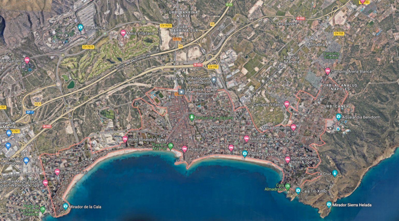 Vista exterior de Residencial en venda en Benidorm