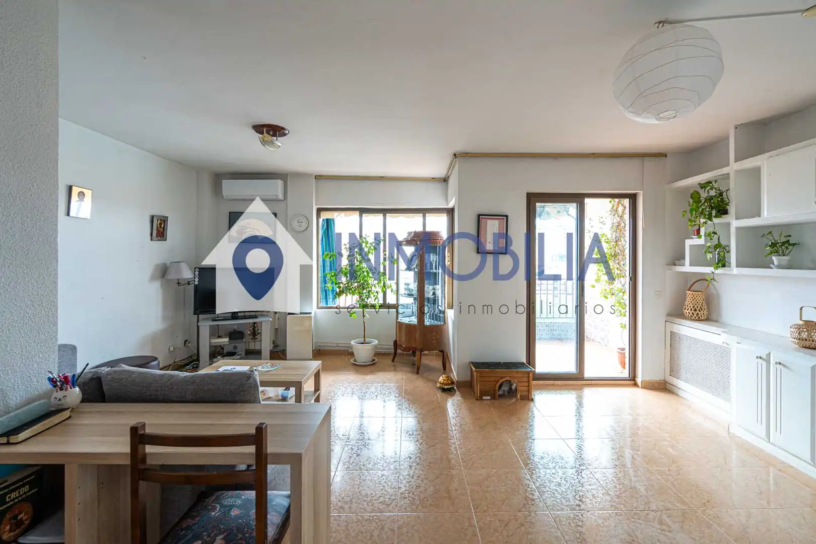 Wohnzimmer von Wohnung zum Verkauf in Madrid mit Klimaanlage, Heizung und Terrasse