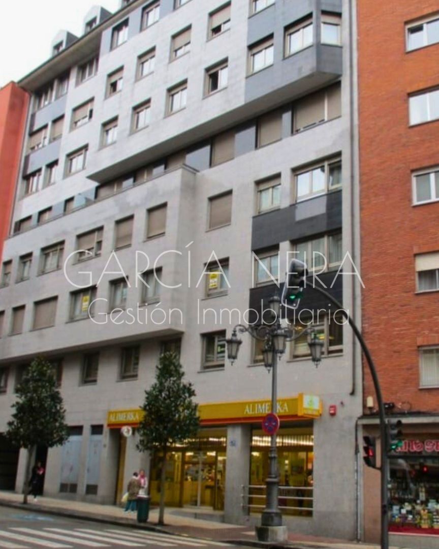 Vista exterior de Apartament en venda en Oviedo  amb Calefacció, Parquet i Moblat