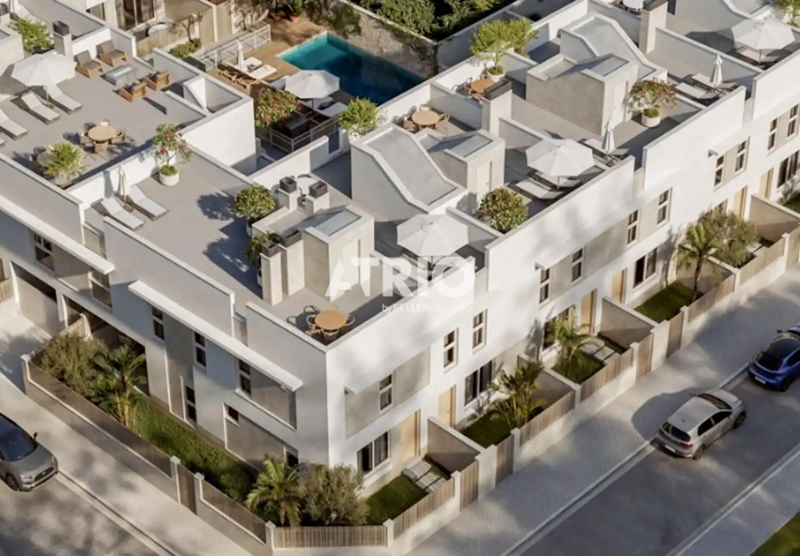 Vista exterior de Casa adosada en venta en  Palma de Mallorca con Aire acondicionado, Terraza y Trastero