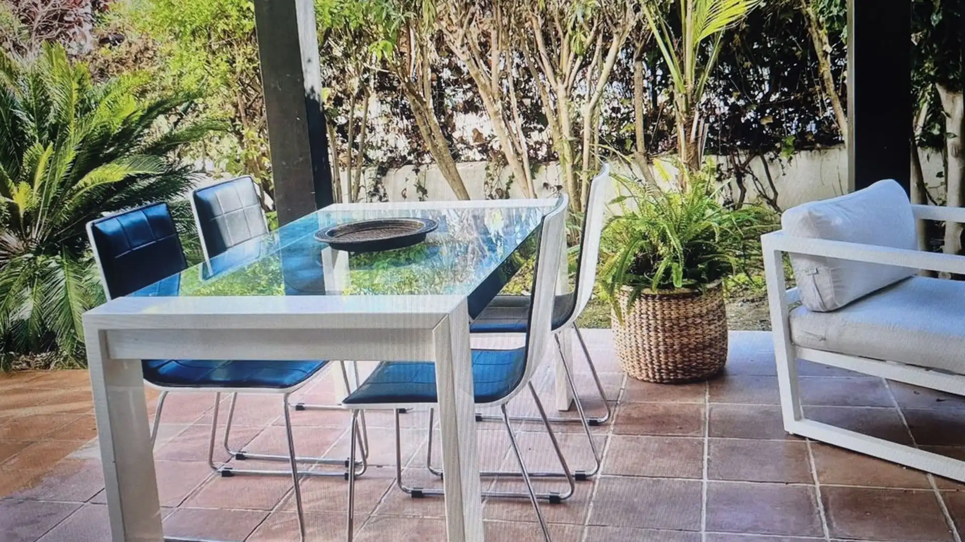 Terraza de Planta baja de alquiler en Málaga Capital con Aire acondicionado, Jardín privado y Terraza