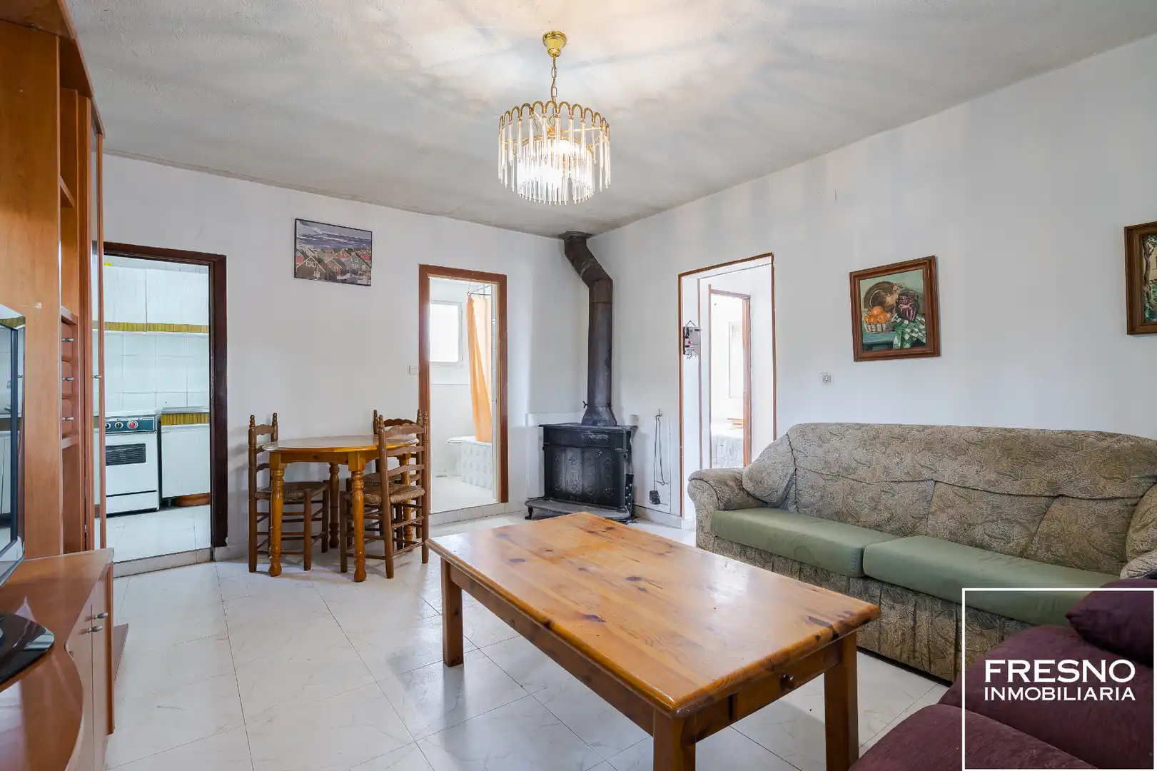 Sala de estar de Casa o chalet en venta en Serracines con Jardín privado, Terraza y Trastero