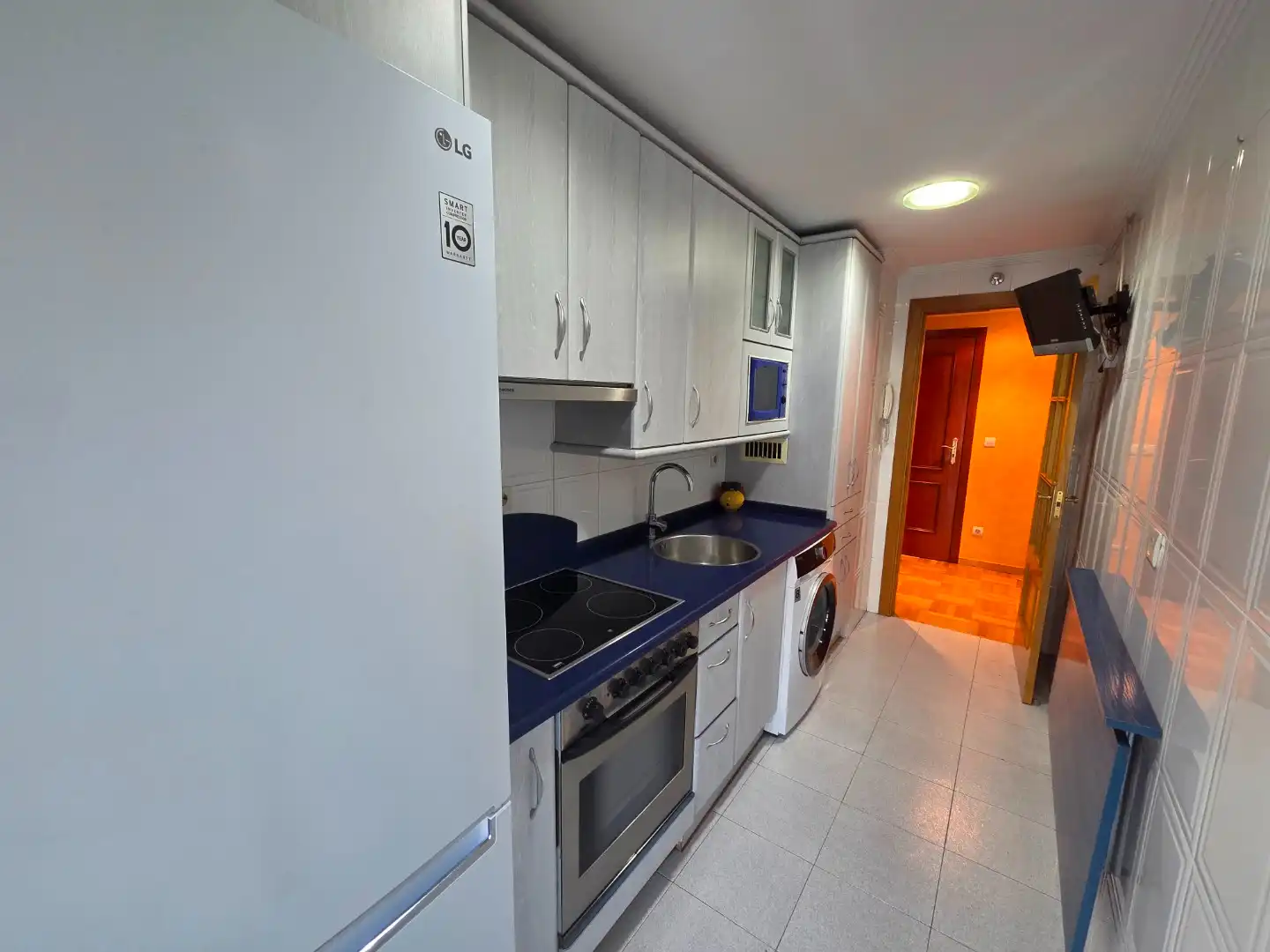 Kitchen of Flat for sale in Burgos  with Heating, Terrace and Storage room