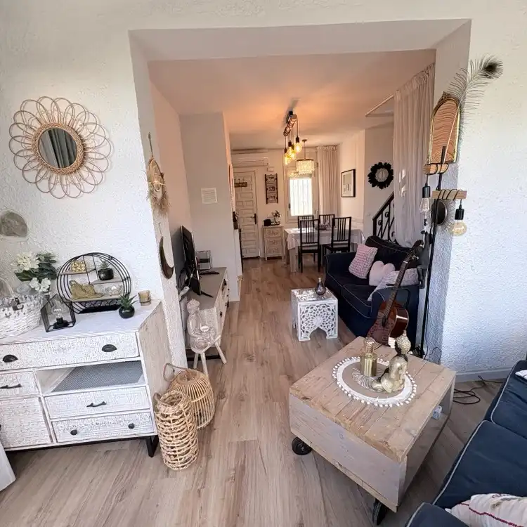 Wohnzimmer von Haus oder Chalet zum Verkauf in Mont-roig del Camp mit Klimaanlage, Heizung und Privatgarten