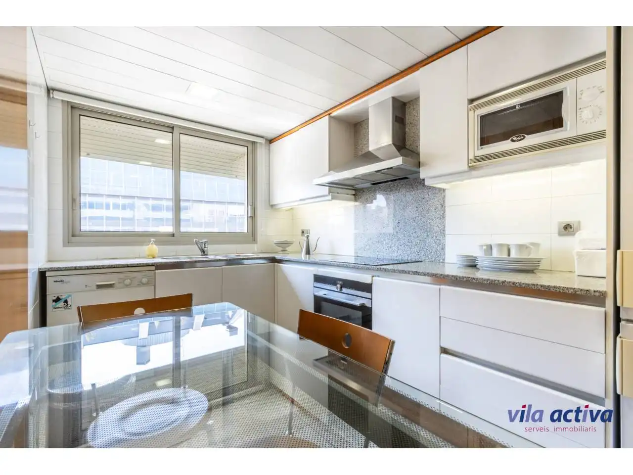 Cocina de Piso en venta en Terrassa con Aire acondicionado, Parquet y Balcón
