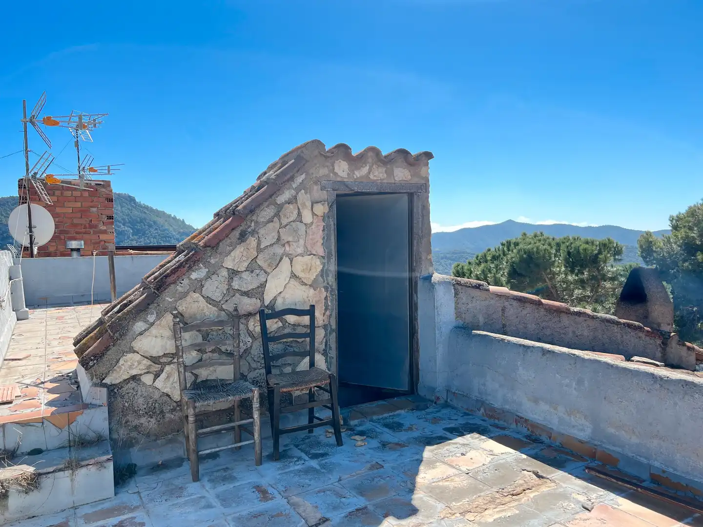 Terrace of Country homes for sale in Cornudella de Montsant  with Air Conditioner, Oven and Washing machine