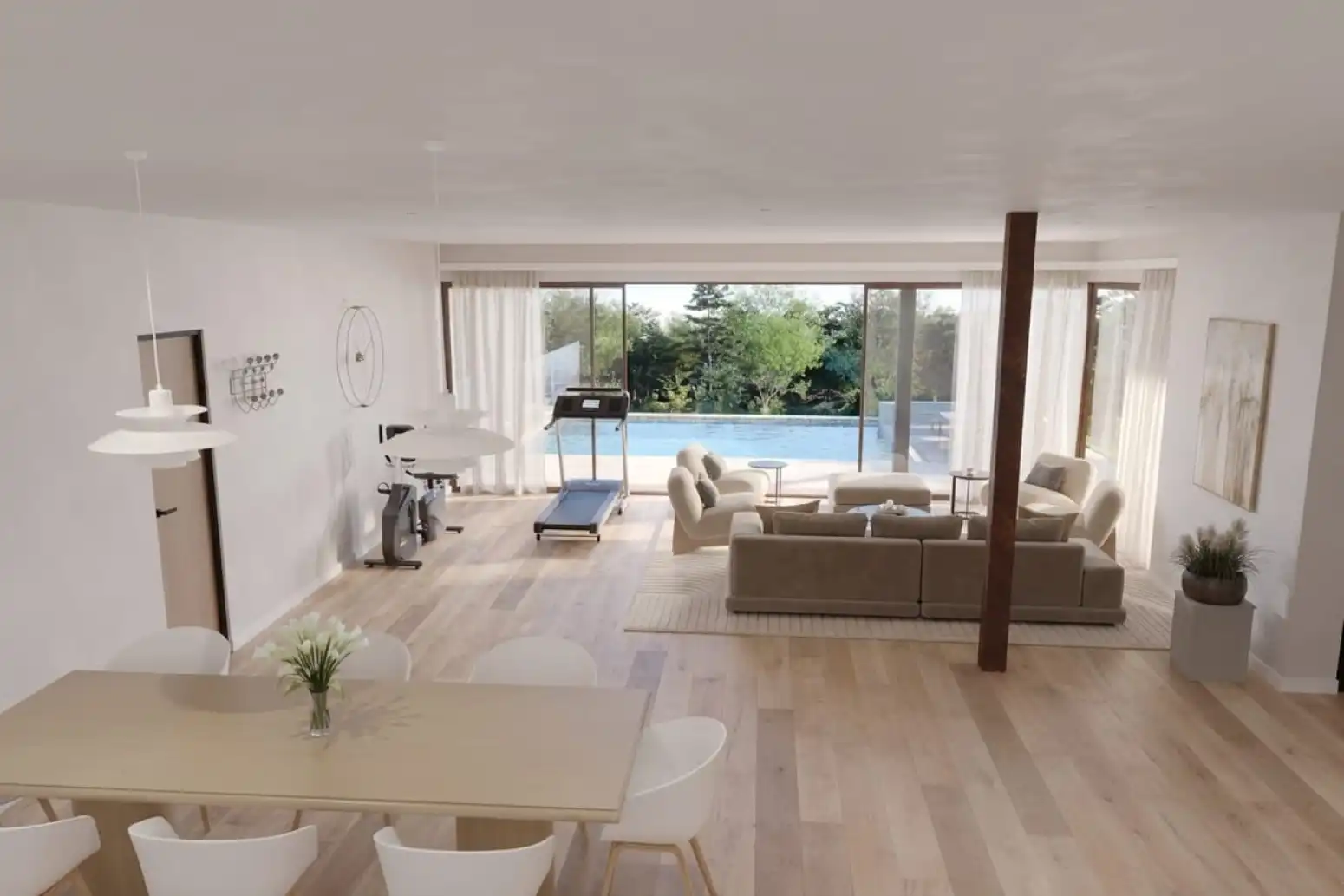 Sala d'estar de Casa o xalet en venda en Castelldefels amb Aire condicionat