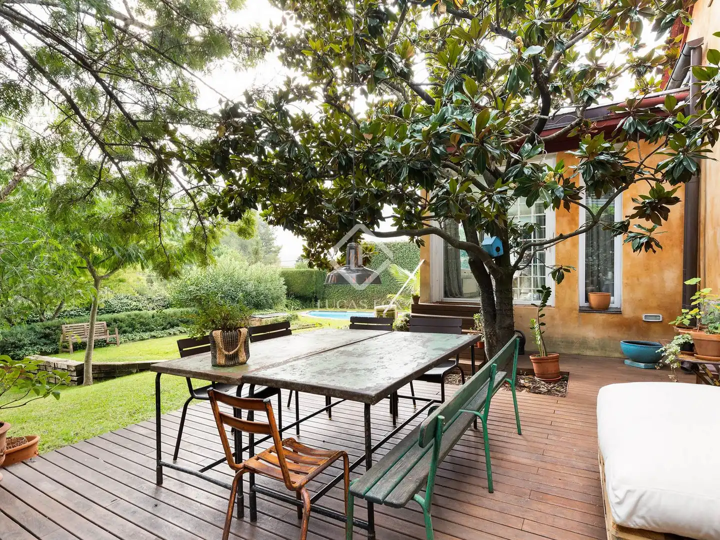 Terrace of Houses for sale in Sant Cugat del Vallès  with Air Conditioner, Private garden and Storage room