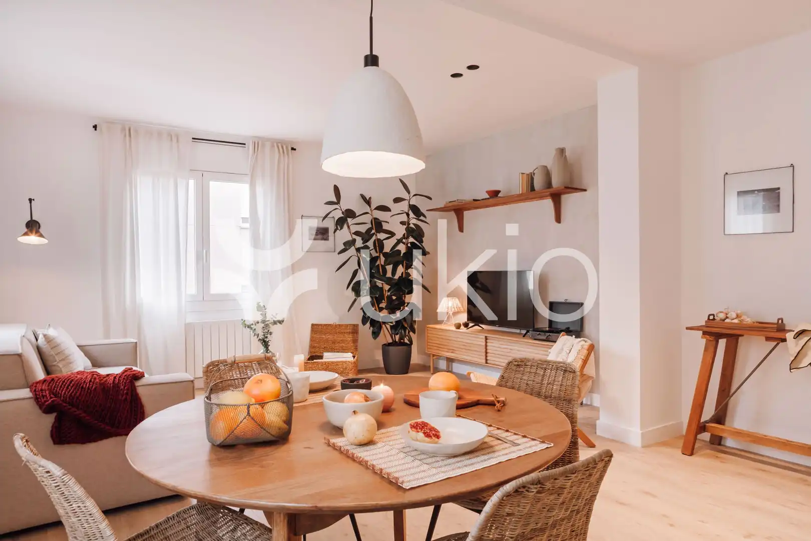 Living room of Apartments for rent in Barcelona  with Air Conditioner, Furnished and Oven