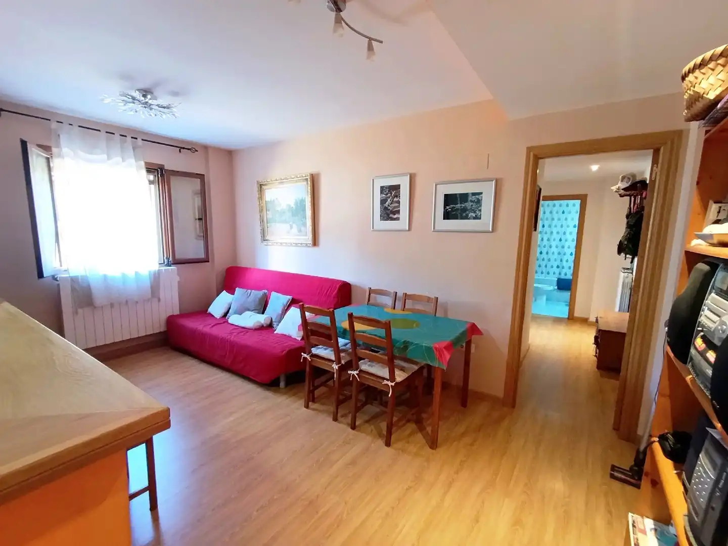Sala de estar de Piso en venta en Castejón de Sos con Calefacción, Terraza y Trastero