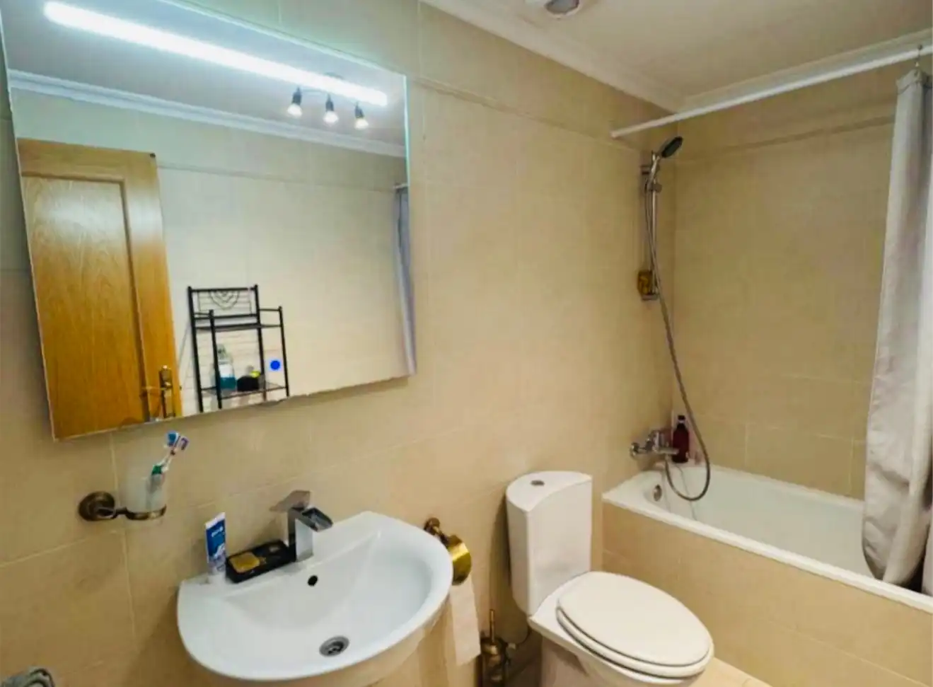 Baño de Apartamento en venta en Calpe / Calp con Aire acondicionado, Calefacción y Terraza