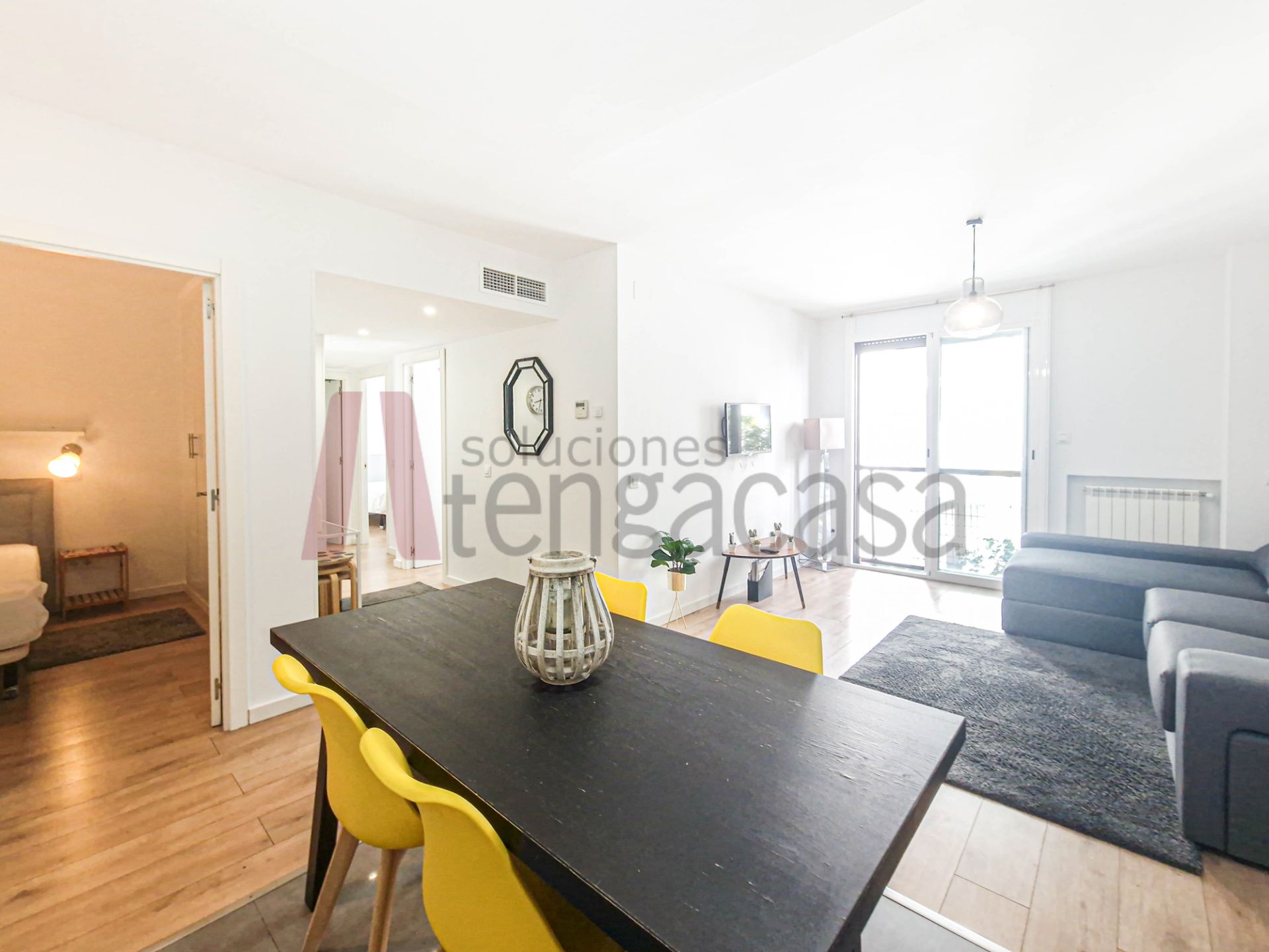 Bedroom of Flat to rent in  Madrid Capital  with Air Conditioner, Heating and Furnished