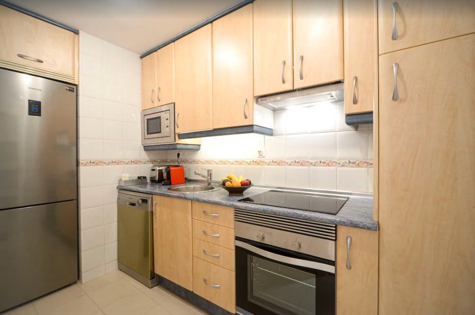 Kitchen of Flat to rent in Vigo   with Furnished, TV and Pets allowed