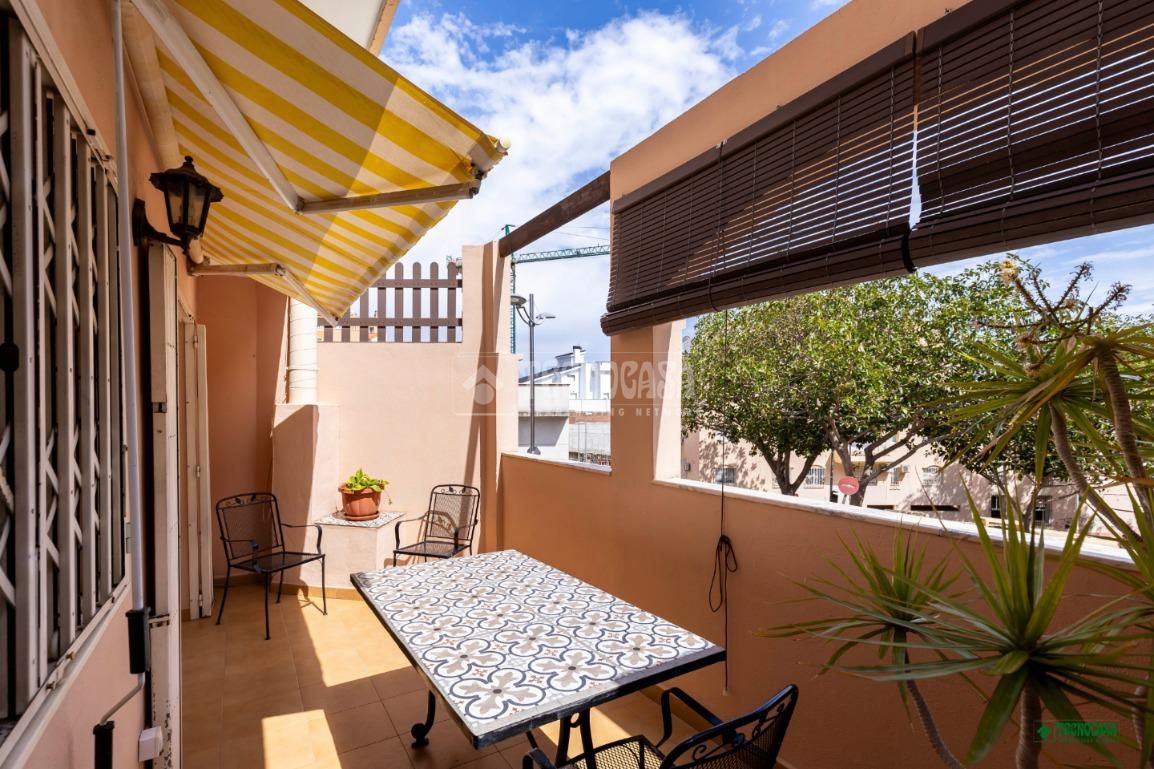 Terrace of Single-family semi-detached for sale in  Almería Capital  with Air Conditioner